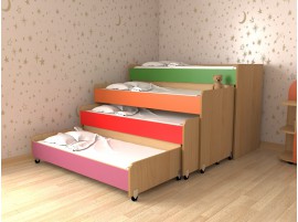 Детская кровать "Матрёшка-4" - фото - 3