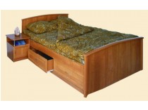 Кровать двухспальная МДФ с 4-мя ящиками - фото - 2