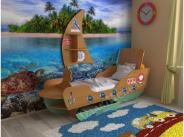 Детская кровать «Кораблик» 1600 - фото - 5