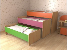 Детская кровать "Матрёшка-3" - фото - 3